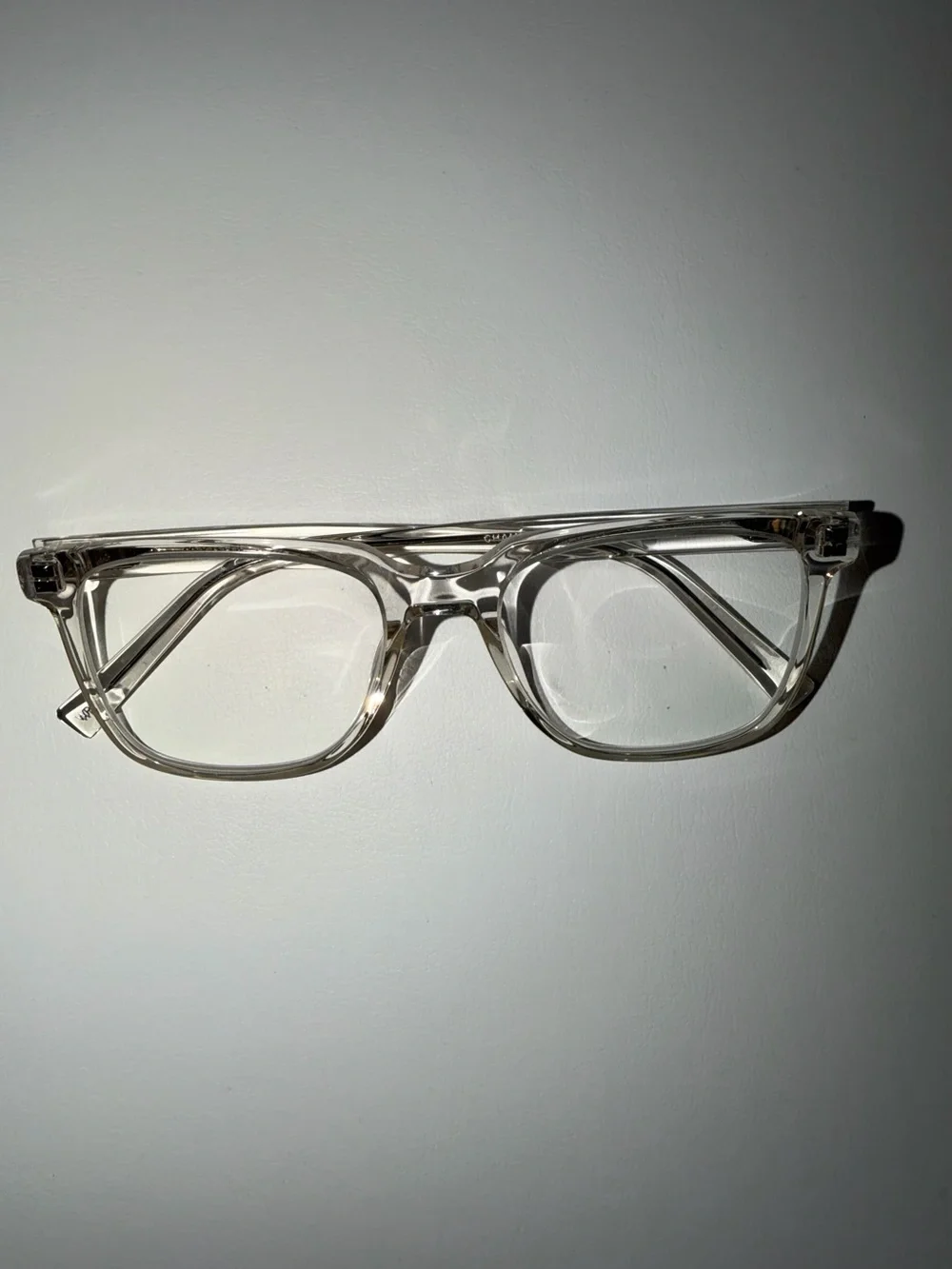 Warby Parker Chamberlain Clear Frame Glasses